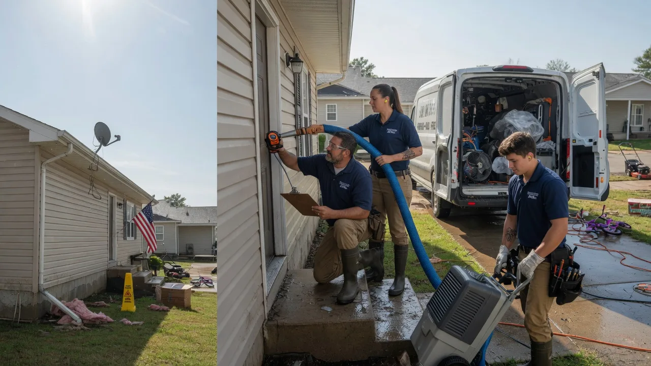 Ceiling Water Damage Restoration in Hudson, WY near me